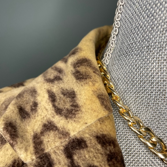 Talbots Cheetah Print Velvet Suit Jacket - Picture 3 of 5